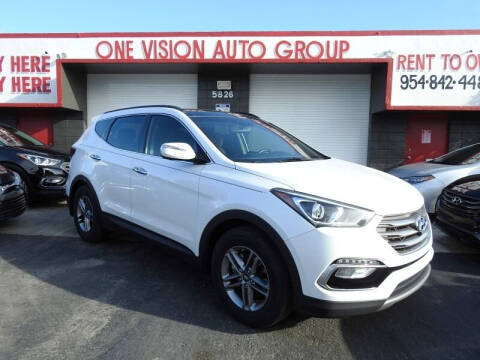 2017 Hyundai Santa Fe Sport for sale at One Vision Auto in Hollywood FL