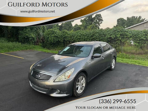 2013 Infiniti G37 Sedan for sale at Guilford Motors in Greensboro NC