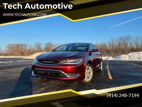 2015 Chrysler 200 for sale at Tech Automotive in Milwaukee WI