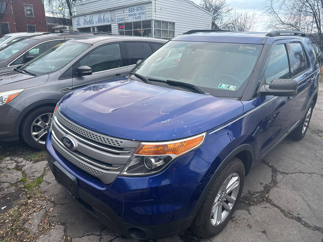 Blue 2015 Ford Explorer Base AWD Base 4dr SUV 2