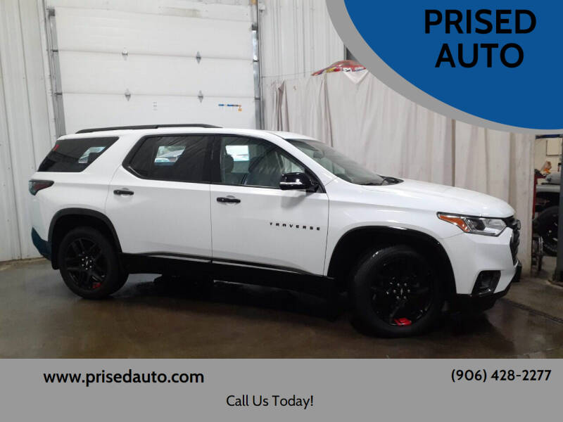 2019 Chevrolet Traverse for sale at PRISED AUTO in Gladstone MI