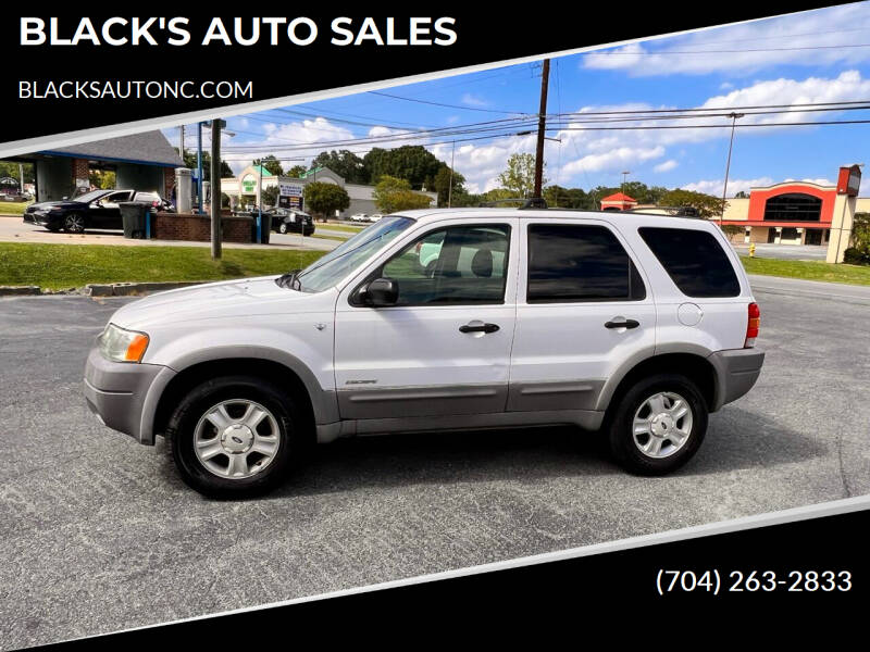 2002 Ford Escape for sale at BLACK'S AUTO SALES in Stanley NC