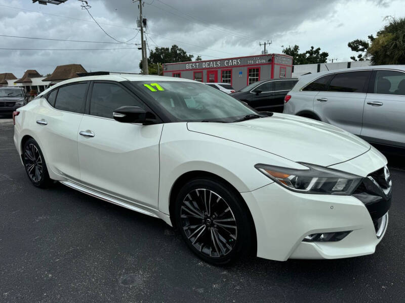 2017 Nissan Maxima for sale at Best Deals Cars Inc in Fort Myers FL