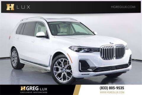 2019 BMW X7 for sale at HGREG LUX EXCLUSIVE MOTORCARS in Pompano Beach FL
