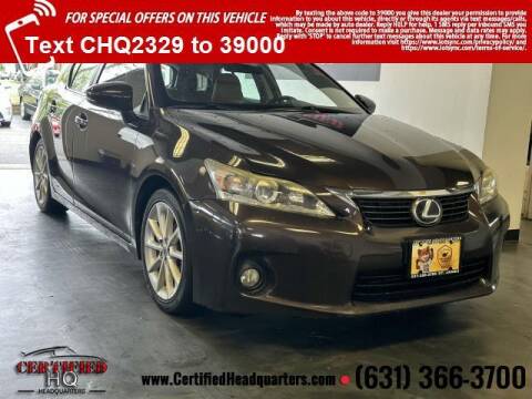 2011 Lexus CT 200h for sale at CERTIFIED HEADQUARTERS in Saint James NY