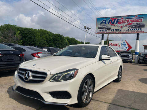 2014 Mercedes-Benz E-Class for sale at ANF AUTO FINANCE in Houston TX