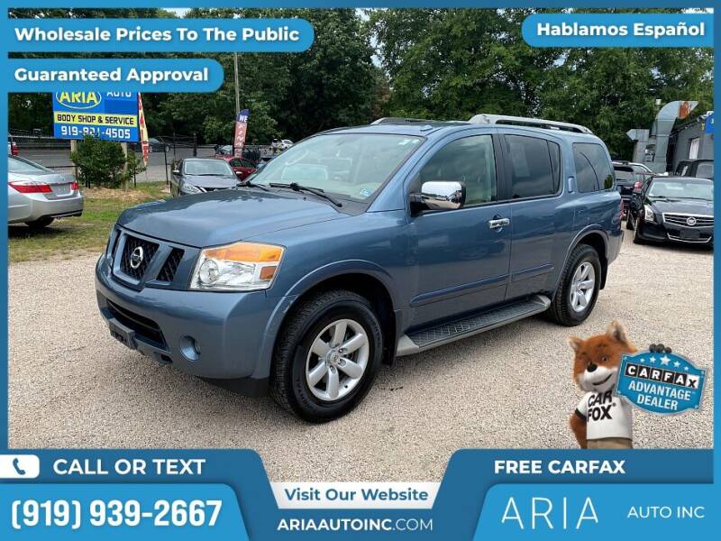 2012 Nissan Armada for sale at Aria Auto Inc. in Raleigh NC