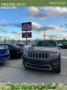 2015 Jeep Grand Cherokee for sale at PRISTINE AUTO SALES INC in Pontiac MI