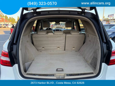 2012 Mercedes-Benz M-Class ML 350