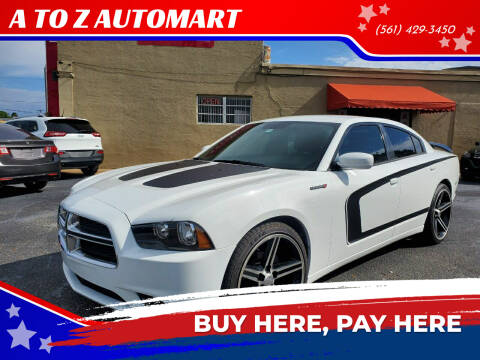 2013 Dodge Charger for sale at A TO Z  AUTOMART in West Palm Beach FL