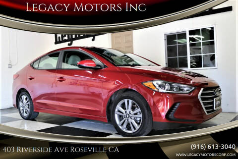 2017 Hyundai Elantra for sale at Legacy Motors Inc in Roseville CA