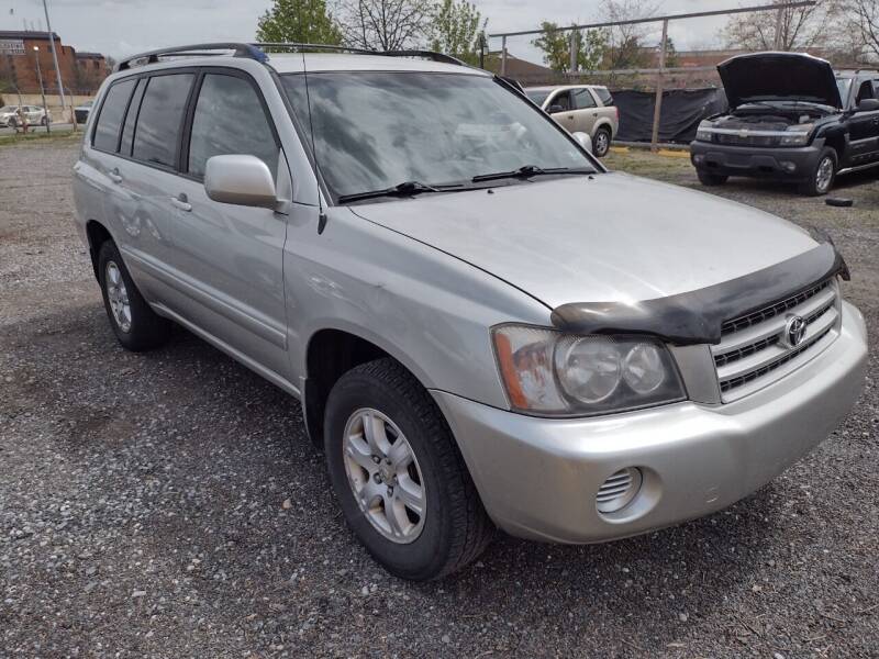 2003 Toyota Highlander for sale at Branch Avenue Auto Auction in Clinton MD