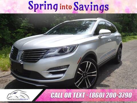 2017 Lincoln MKC for sale at EAGLEVILLE MOTORS LLC in Storrs Mansfield CT