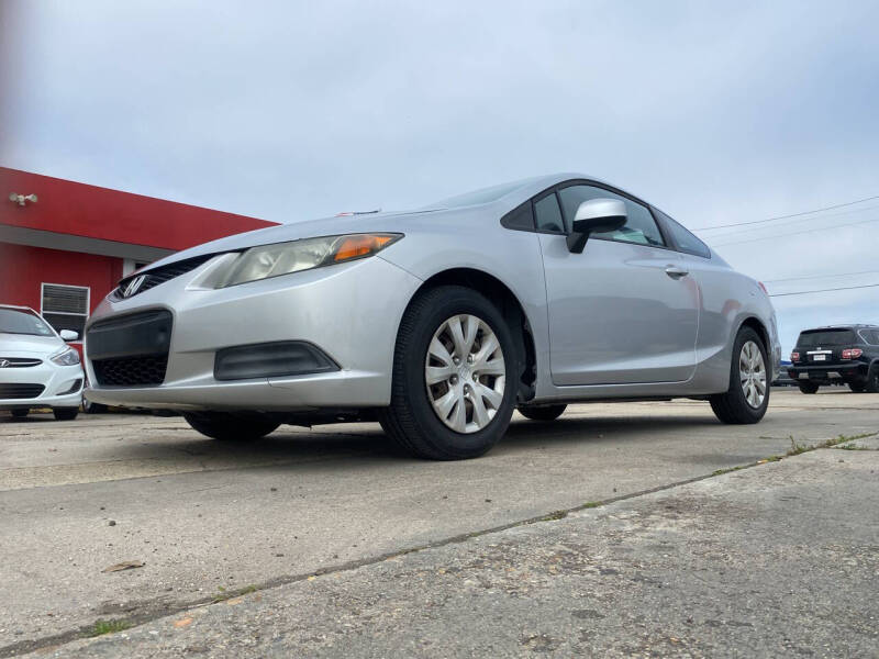 2012 Honda Civic for sale at Rollin The Deals Auto Sales LLC in Thibodaux LA