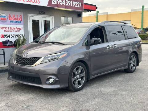 2017 Toyota Sienna for sale at Easy Deal Auto Brokers in Miramar FL