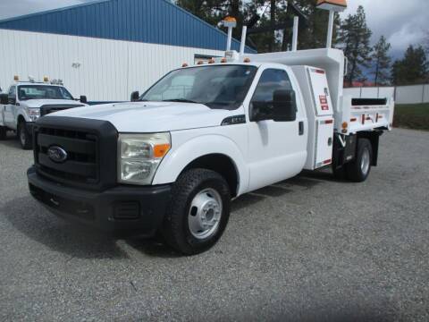 2012 Ford F350 SuperDuty Dump Truck for sale at BJ'S COMMERCIAL TRUCKS in Spokane Valley WA
