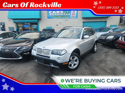 2008 BMW X3 for sale at Cars Of Rockville in Rockville MD