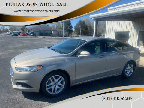 2015 Ford Fusion for sale at RICHARDSON WHOLESALE in Fayetteville TN