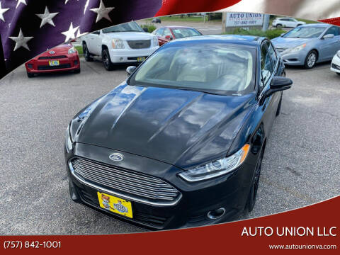 2014 Ford Fusion for sale at Auto Union LLC in Virginia Beach VA