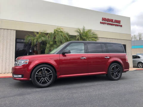 2014 Ford Flex for sale at HIGH-LINE MOTOR SPORTS in Brea CA
