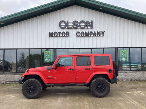 2016 Jeep Wrangler Unlimited for sale at Olson Motor Company in Morris MN