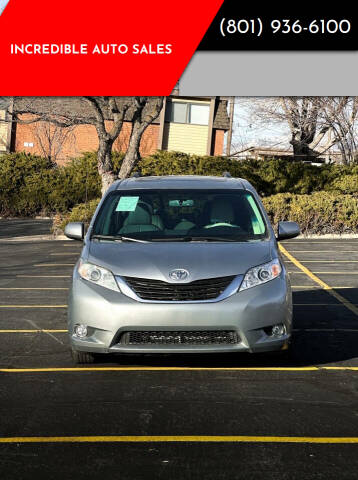 2014 Toyota Sienna for sale at INCREDIBLE AUTO SALES in Bountiful UT