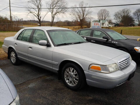 2003 Ford Crown Victoria for sale at K & P Used Cars, Inc. in Philadelphia TN