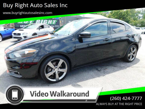 2015 Dodge Dart for sale at Buy Right Auto Sales Inc in Fort Wayne IN