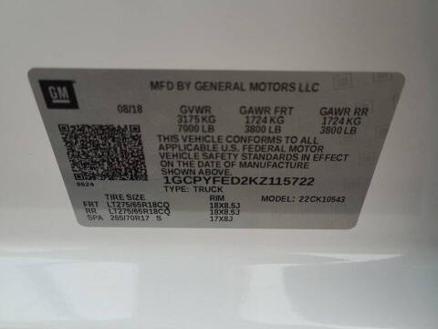 2019 Chevrolet Silverado 1500