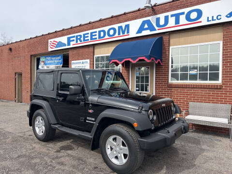 2014 Jeep Wrangler for sale at FREEDOM AUTO LLC in Wilkesboro NC