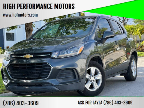 2019 Chevrolet Trax for sale at HIGH PERFORMANCE MOTORS in Hollywood FL