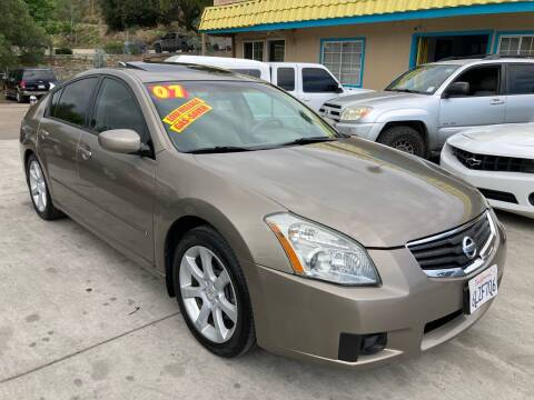 2007 Nissan Maxima for sale at 1 NATION AUTO GROUP in Vista CA