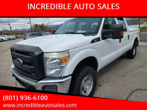 2016 Ford F-250 Super Duty for sale at INCREDIBLE AUTO SALES in Bountiful UT