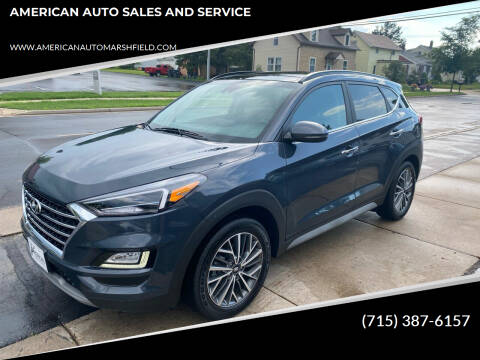 2020 Hyundai Tucson for sale at AMERICAN AUTO SALES AND SERVICE in Marshfield WI