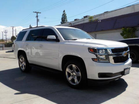 2015 Chevrolet Tahoe for sale at Bell's Auto Sales in Corona CA