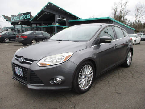 2012 Ford Focus for sale at ALPINE MOTORS in Milwaukie OR