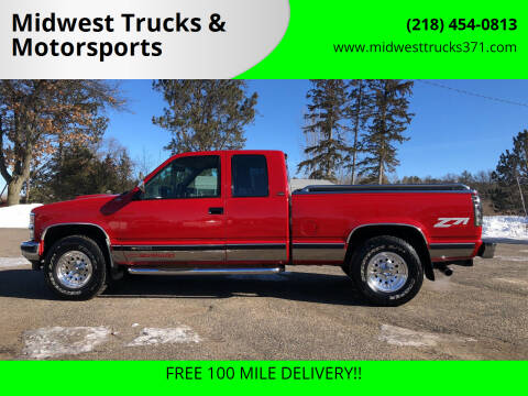 1994 Chevrolet C/K 1500 Series for sale at Midwest Trucks & Motorsports in Merrifield MN