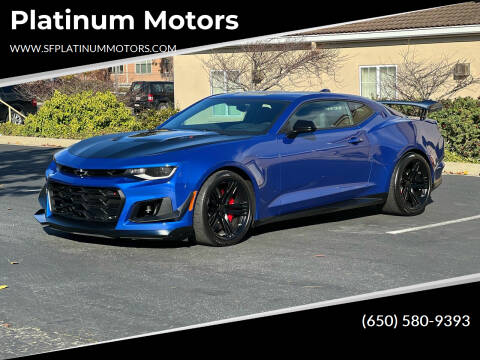 2021 Chevrolet Camaro for sale at Platinum Motors in San Bruno CA