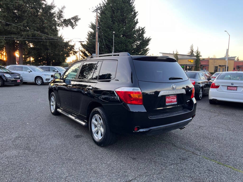 2008 Toyota Highlander for sale at PLATINUM AUTO SALES INC in Lacey, WA