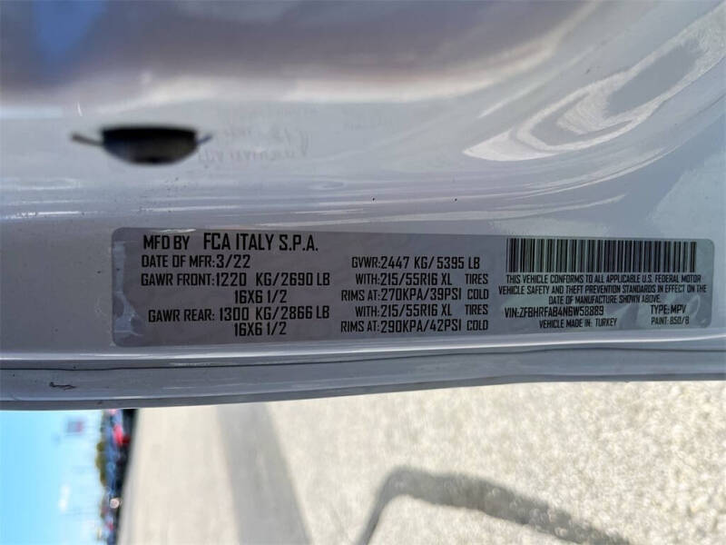 2022 RAM ProMaster City