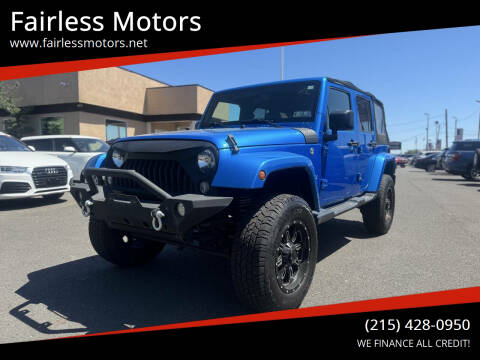 2016 Jeep Wrangler Unlimited for sale at Fairless Motors in Fairless Hills PA
