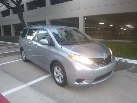 2012 Toyota Sienna for sale at RELIABLE AUTO NETWORK in Arlington TX