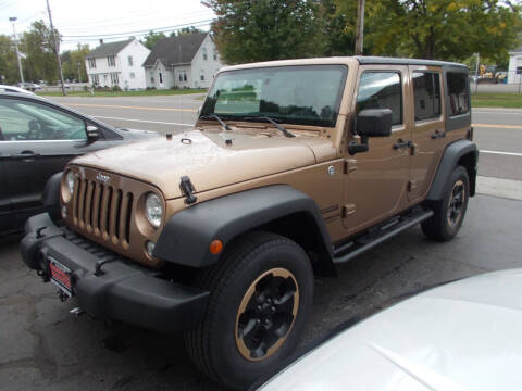 2015 Jeep Wrangler Unlimited for sale at Dansville Radiator in Dansville NY