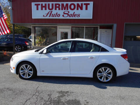 2013 Chevrolet Cruze for sale at THURMONT AUTO SALES in Thurmont MD