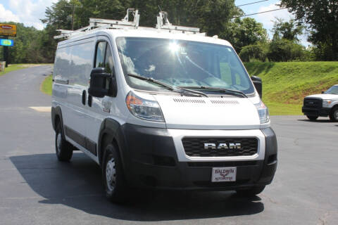 2019 RAM ProMaster for sale at Baldwin Automotive LLC in Greenville SC