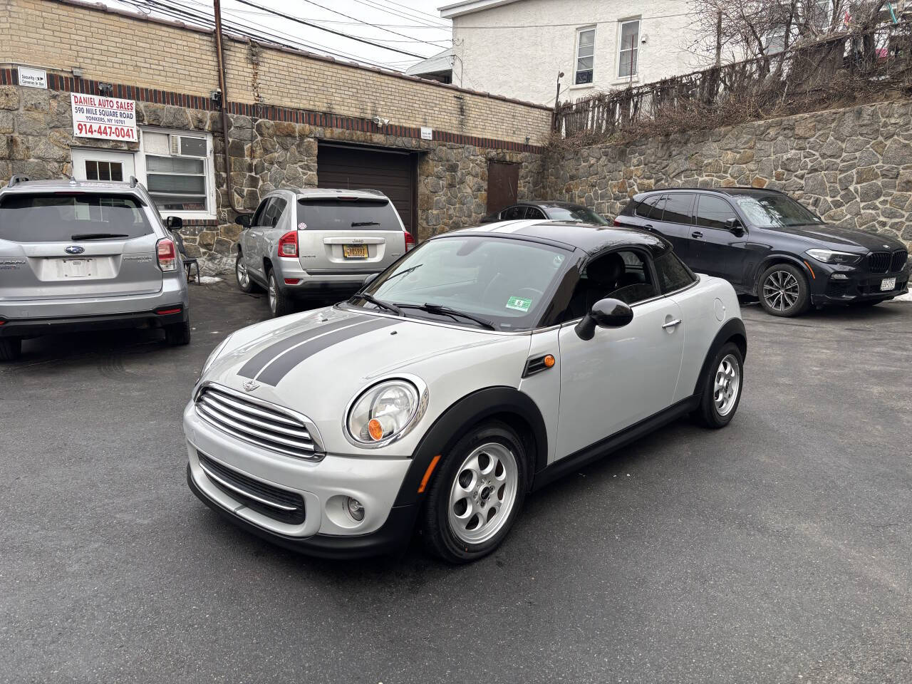 Silver 2014 MINI Coupe Cooper Cooper 2dr Coupe 2
