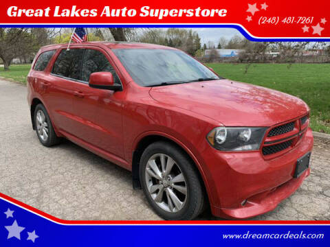 2011 Dodge Durango for sale at Great Lakes Auto Superstore in Waterford Township MI