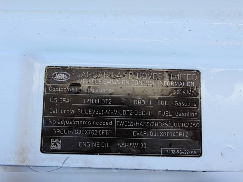 2016 Land Rover Range Rover Evoque SE