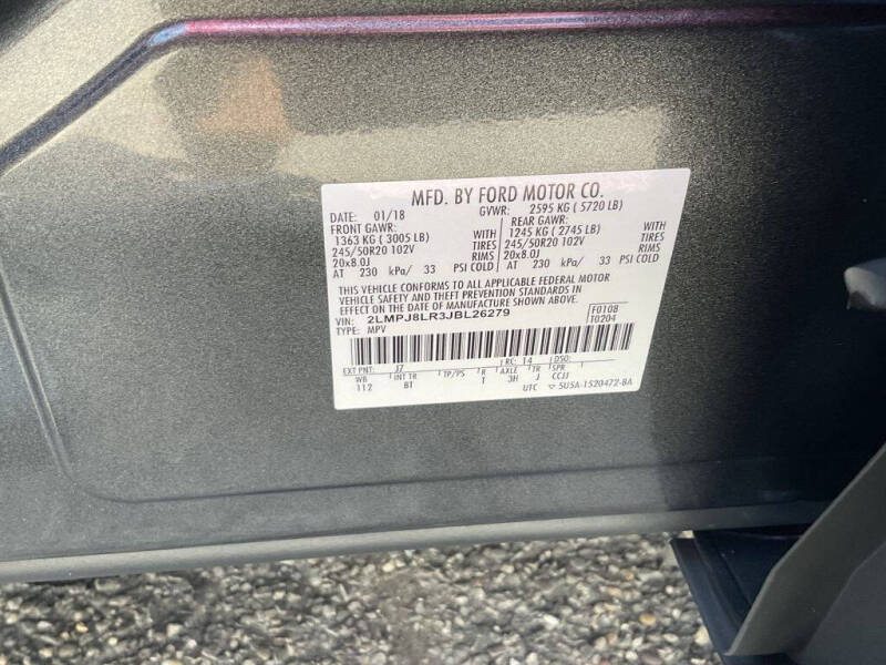 2018 Lincoln MKX Reserve