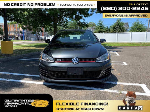 2017 Volkswagen Golf GTI for sale at Guarantee Approval Motors in Bridgeport CT